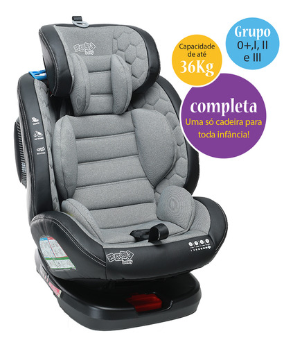 Cadeira Bebe Carro Até 36kgs Isofix Max360 Maxi Baby