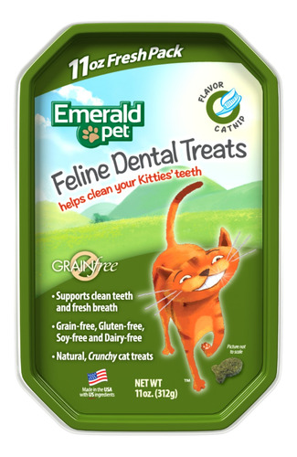 Premios Para Gato Dental Treats, Catnip, Fresh Pack, 312 Gr