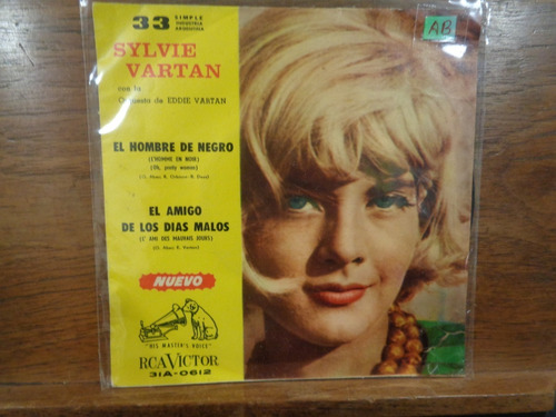 Sylvie Vartan El Hombre De Negro Simple G Vinilo