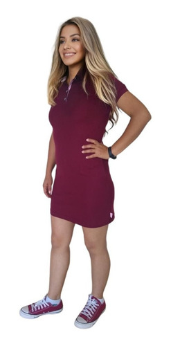 Vestidos Juveniles De Un Solo Color Cuello Tipo Polo | Meses sin intereses Vestidos Juveniles De Un Solo Color Cuello Tipo Polo | Meses sin intereses