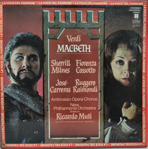 Riccardo Muti, Giuseppe Verdi, Sherrill  Macbeth Lp X3