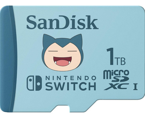 Cartão Sandisk 1tb Microsdxc, Pokémon Snorlax Edition