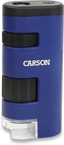 Carson Azul Sistema Lente Microscopio De Bolsillo