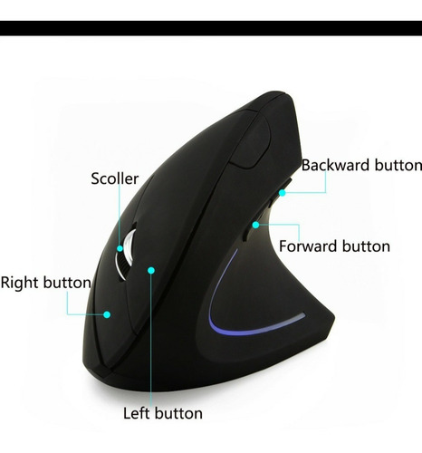 Mouse Vertical Sem Fio