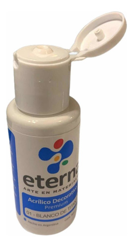 Acrílico Decorativo Eterna 1 Blanco De Titanio 50ml La Plata