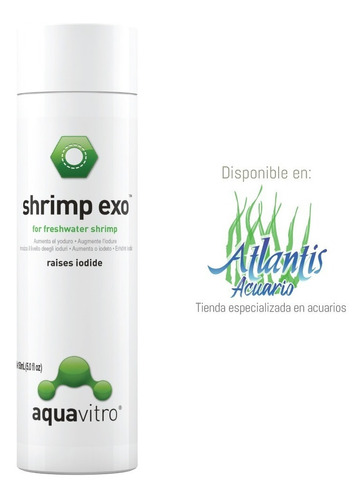 Aquavitro Shrimp Exo 150ml Suplemento De Yodo Para Gambarios