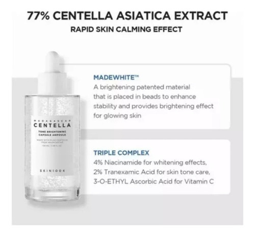 Cápsula Ampolla Blanqueadora Facial