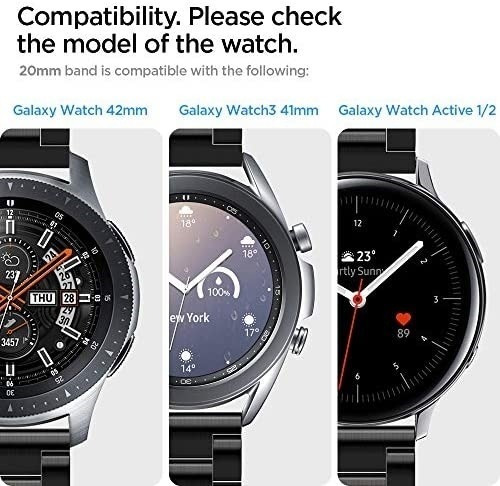 Imagen 2 de 6 de Malla Spigen Modern Fit Galaxy Watch 4/watch 3/watch Active