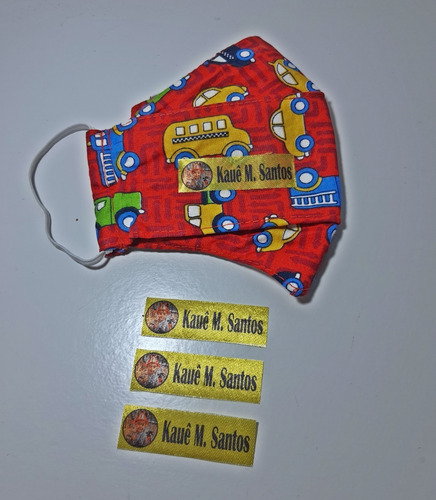 Imagem 4 de 5 de Etiquetas Termocolante (personalize Máscaras, Uniformes Etc)
