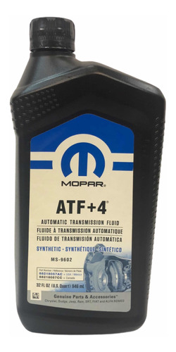 Aceite Transmisión Automática Atf+4 Mopar 946 Ml 68218057ac