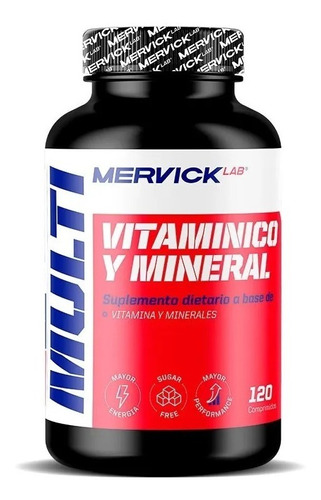 Multivitaminico Mervick 120 Comprimidos 