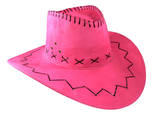 Gorro Vaquero Cowboy Fucsia