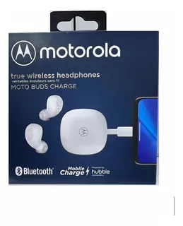 Audífonos Motorola Moto Buds Charge Blanco