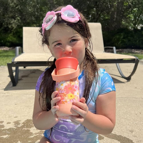 Zak Designs Harmony Kid Botella De Agua Para Viajes O En Cas