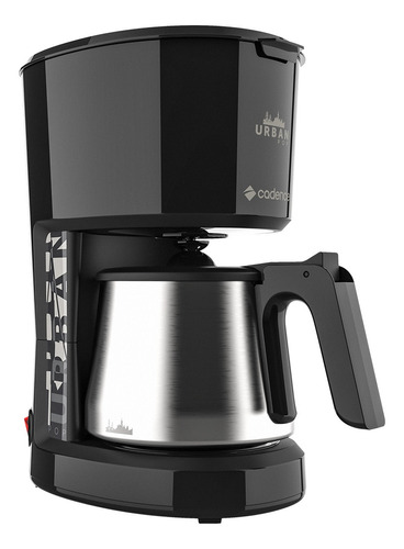 Cafeteira Elétrica Urban Pop Caf810 Preta E Inox Cadence Cor Preto 220V