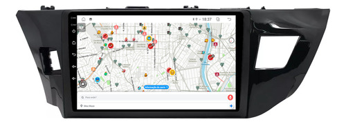 Kit Multimidia Corolla 14/17 9p Carplay Android Auto 2/32gb
