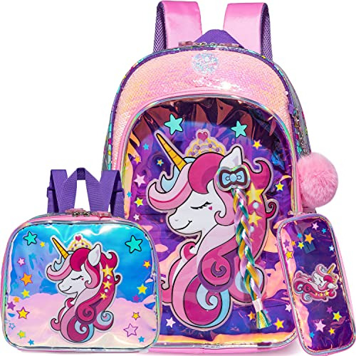 Meetbelify Sequin Backpack For Girls Sparkly Panda Xdppq