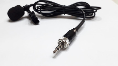 Microfone Lapela Para Sennheiser G1, G2, G3 Ew100 Ew200 Cor Preto