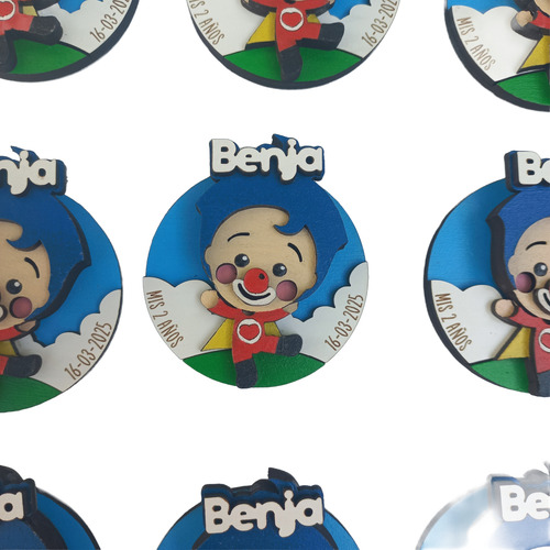 Imanes Llaveros Souvenirs Personalizados Personajes X15 Plimplim Mod.2