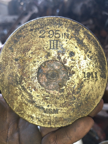 Capsula Vaina Proyectil Antigüedad Del Año 1911