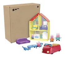 Comprar Casa De Peppa Pig Con Vehículo Y Familia Original-envío Ya!