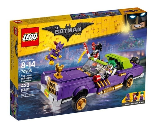 Lego Batman The Joker + Harley + Auto Lowrider Notorius Hero