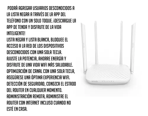 Router Tenda F9 Repetidor Rompemuros Alta Potencia 600 Mbps 649.99