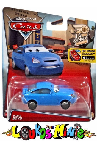 Disney Cars Brake Boyd La Speedway Novo 2016 Lacrado Mattel