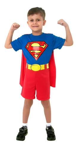 Fato de super-herói. Tamanho: 104-110cm (4-5 anos)