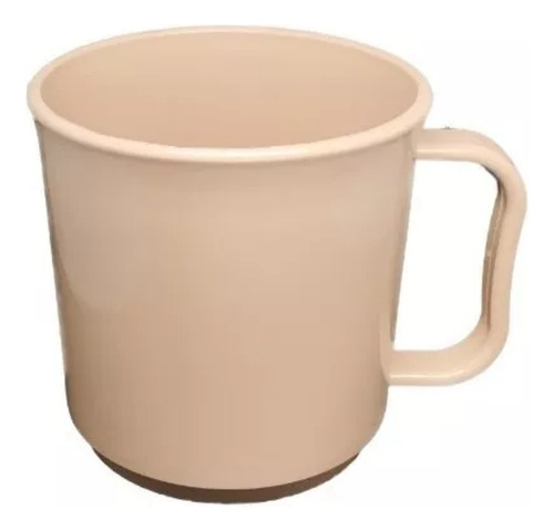 Taza Tarro De Plástico Beige 390 Ml 50 Piezas