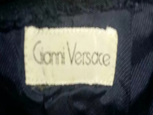 Corset Terciopelo Gianni Versace Autentico Vintage De Los 90 Negro S / M (Usado)