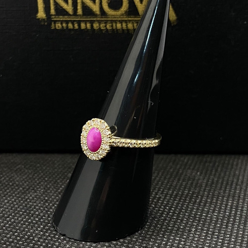 Anillo Oro 14k Con Zafiro Estrella Natural Al Centro