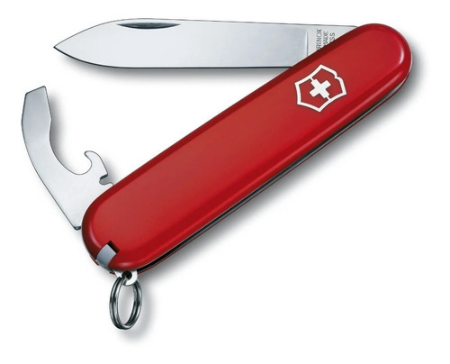 Faca Victorinox Bantam, vermelha, 8 usos, cor vermelha