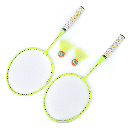 Juego De Raquetas De Bádminton Para Niños, 2 Pelotas, Juego