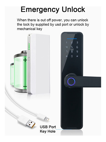 Cerradura Electrónica Inteligente Con Huella De Wifi App