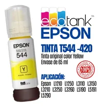 Comprar Tinta Epson Ecotank 544 Yellow Mod L1210 L1250 L3110 L3150