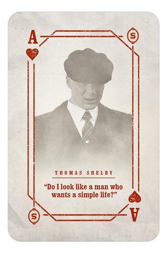 Waddingtons Número 1 Peaky Blinders Jugando A Las Cartas, Al