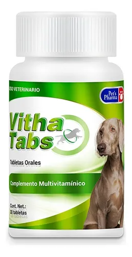 comprar Vitha Tabs Complemento Vitamínico 30 Tabletas Pet´s Pharma 