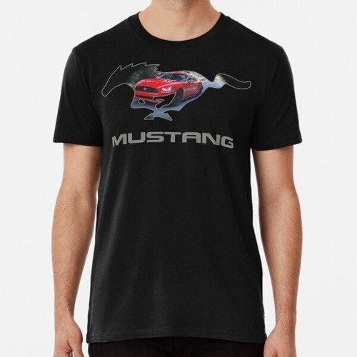 Remera Diseño Del Emblema Del Logotipo De Ford Mustang Gt (r