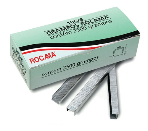 Grampo Para Grampeador Rocama  Linha 106/8 - 8680