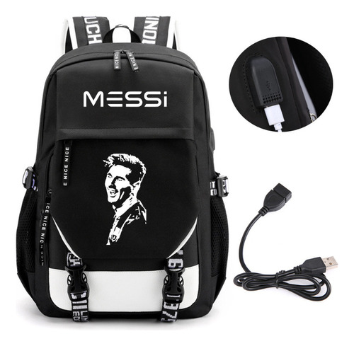 New High-capacity Football Star Messi Backpack Football 2024