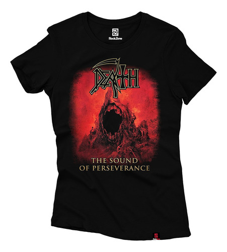 Camiseta Baby Look Feminina Death The Sound Of Perseverance