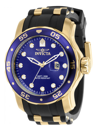 Reloj Para Hombres Invicta Pro Diver 39098 Oro Negro