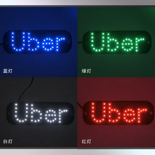 Letrero Led De Taxi, Luz Verde, 6,3 X 19 Cm, 3 W, Ahorro De