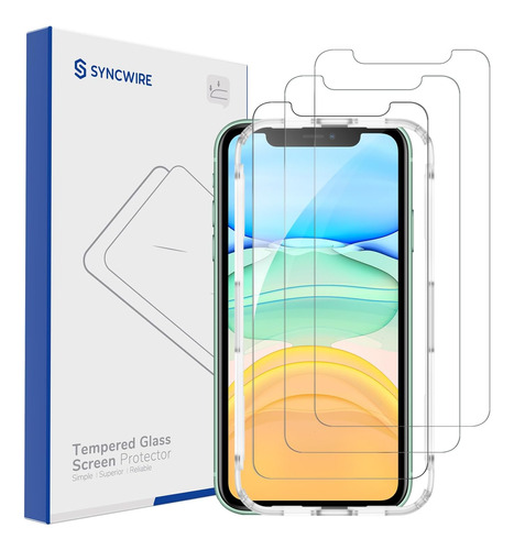 Protector Pantalla Syncwire iPhone 11, iPhone XR (paquete 6