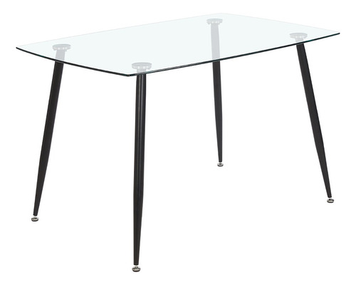 Mesa De Centro Decorativa Glass 130 Cm Opt Cor Preto