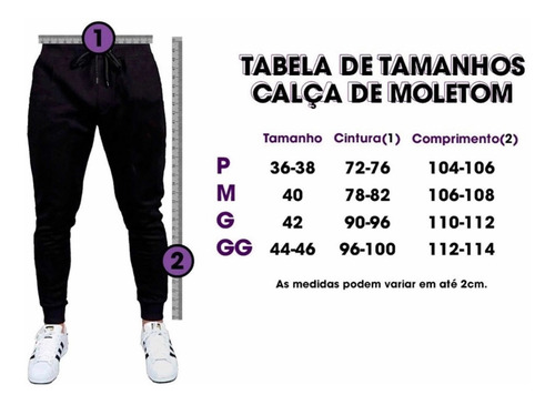 Imagem 3 de 4 de Kit 3 Calças Lisa Moletom Masculina Sport Academia Treino