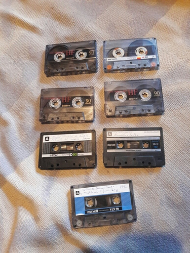 Cassettes De Audio De 90 Minutos Varias Marcas