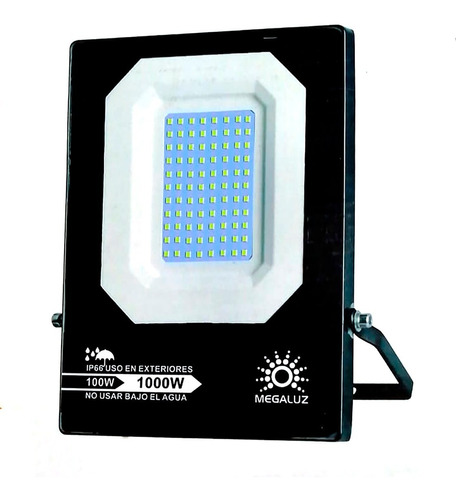 Reflector Led 100w Ip66 9000 Lm Ultra Delgado Tablet Oferta!