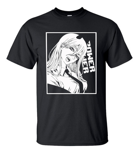 Playera Power Chainsaw Man Anime Manga Geek Art A3459